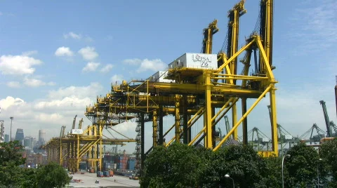 Industry Harbor Stock-Footage 652422