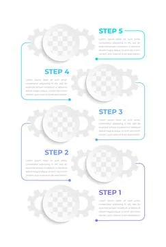 Industry infographic chart design template 스톡 일러스트