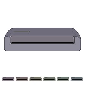 Industry laminator machine cartoon vector graphic 스톡 일러스트