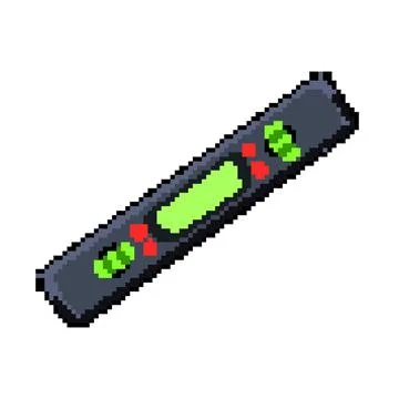 Industry level tool pixel art vector illustration Ilustración de archivo