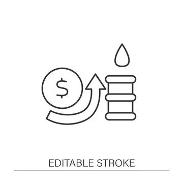 Industry line icon Stock Illustration