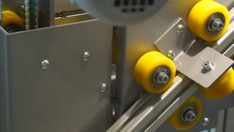 Industry machine for quality control in factory. Stock Footage 242697033
