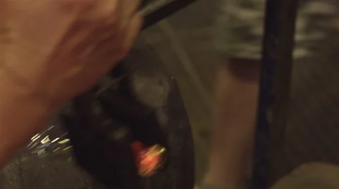 A industry of making glass. Modulating the glass. Видео 63173524