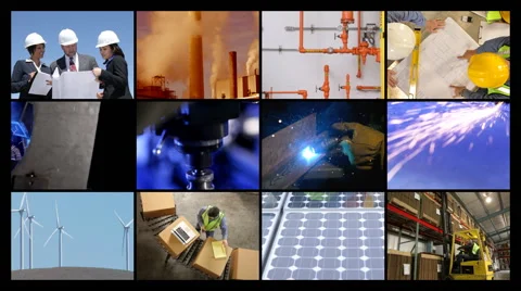 Industry Montage Stock-Footage 62380359