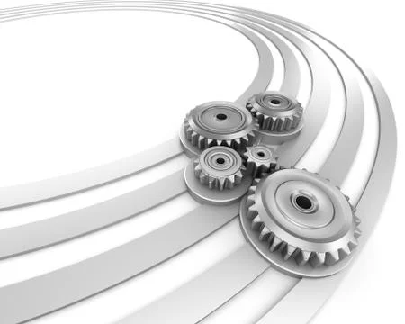 Industry in motion. Abstract background Stock Illustration