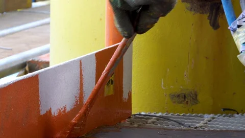 Industry Painting. Stock Footage 129697736