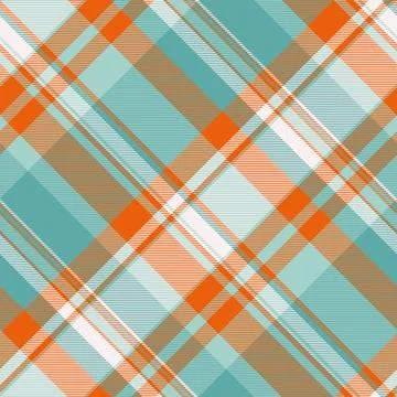 Industry pattern seamless vector, adorable plaid background check. Cowboy t.. Stock Illustration