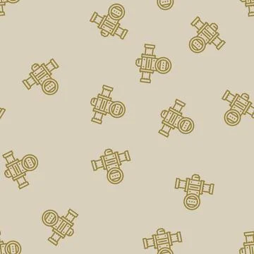 Industry pipeline line seamless pattern Stock Illustration