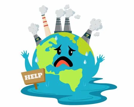 Industry pollution vector Stock Illustration