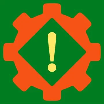 Industry Problem Flat Icon イラスト素材
