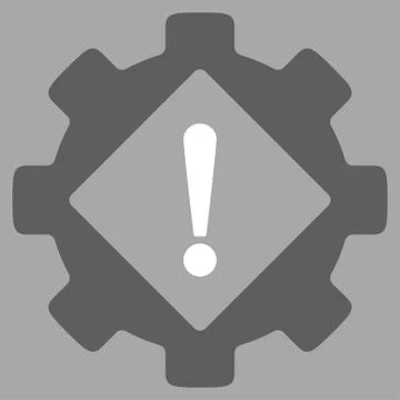 Industry Problem Flat Icon Stockillustratie