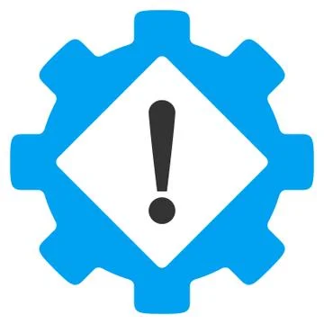 Industry Problem Flat Icon イラスト素材