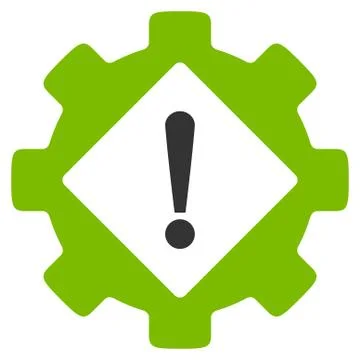 Industry Problem Flat Icon イラスト素材