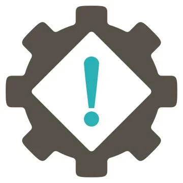 Industry Problem Flat Icon イラスト素材