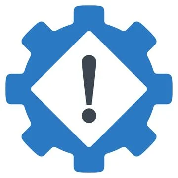 Industry Problem Flat Icon Stockillustratie