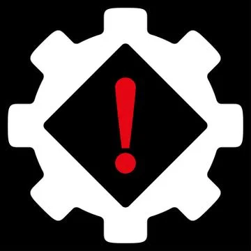 Industry Problem Flat Icon イラスト素材