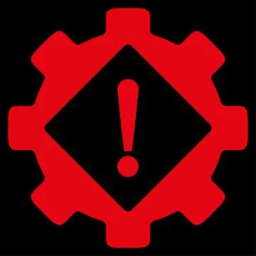 Industry Problem Flat Icon Stockillustratie
