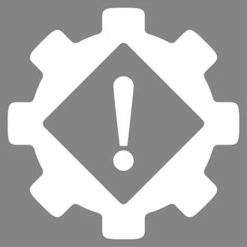 Industry Problem Flat Icon Stockillustratie