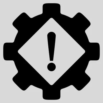 Industry Problem Flat Icon Stockillustratie