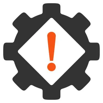 Industry Problem Flat Icon イラスト素材