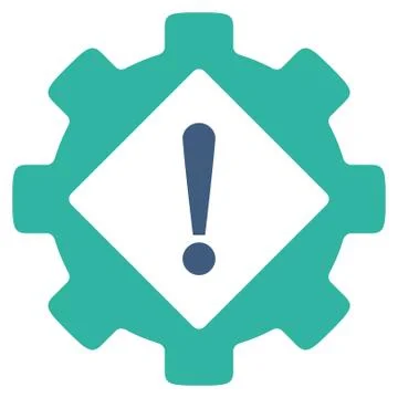 Industry Problem Flat Icon イラスト素材