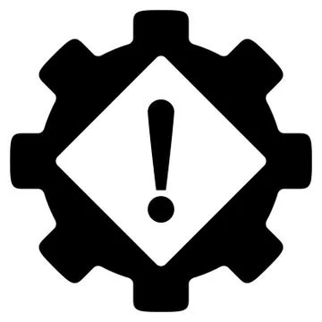 Industry Problem Flat Icon イラスト素材