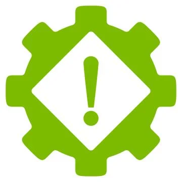 Industry Problem Flat Icon Stockillustratie