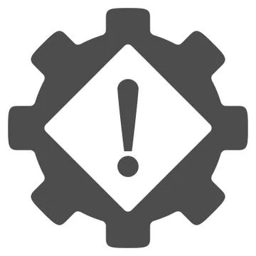 Industry Problem Flat Icon イラスト素材