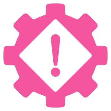 Industry Problem Flat Icon Stockillustratie