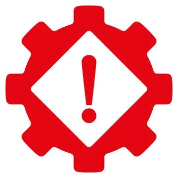 Industry Problem Flat Icon Stock Illustration