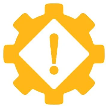 Industry Problem Flat Icon イラスト素材