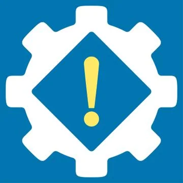 Industry Problem Icon Stockillustratie