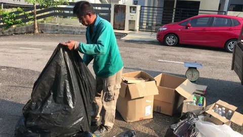 Industry of recycling Stock Footage 107466172