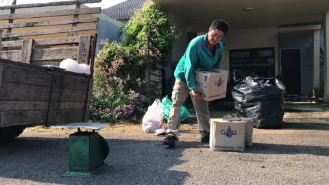  Industry of recycling Stock Footage 107475005