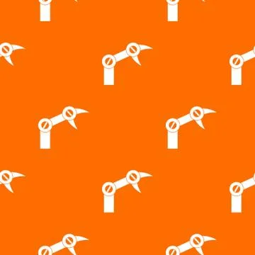 Industry robot pattern seamless Stock Illustration