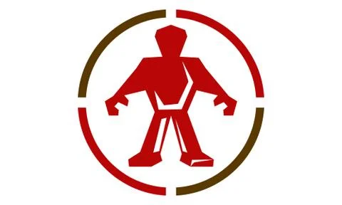 Industry Robot Template イラスト素材