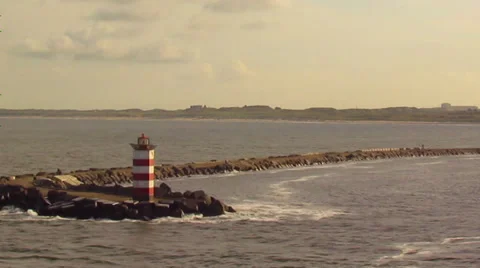 Industry on the sea Stock Footage 27874963