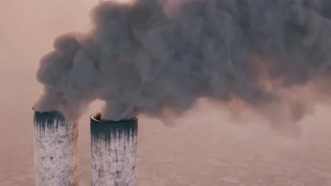 Industry shut down, slow motion Stock Footage 164884048