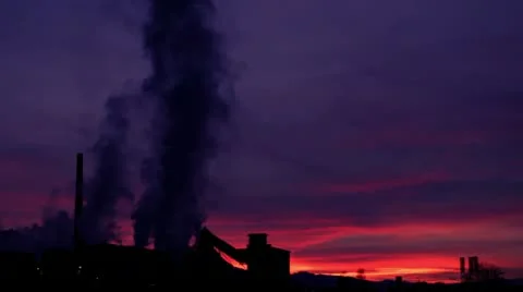 Industry smog Video stock 10598367