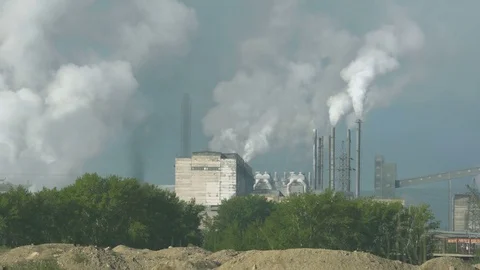 Industry smoking pipes Stock Footage 77557106