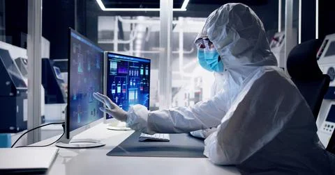 Industry Software Project At Computer Stock Photos