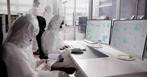 Industry Software Project At Computer Stock Photos