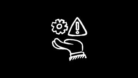 Industry System Warning Alert Icon Stock Footage 345594445