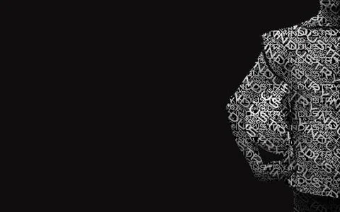 The Industry text on the engineer. Elegant text with engineer background. Stock Photos