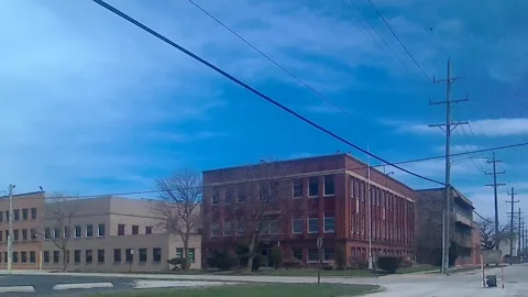 Industry, A Three Blocks Long LB Steel Plant, Part 1, Harvey IL Stock-Footage 245603365