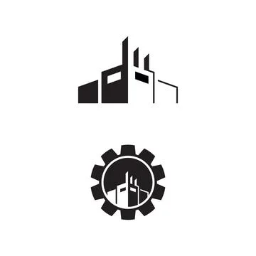 Industry Vector icon design illustration Stock Illustration
