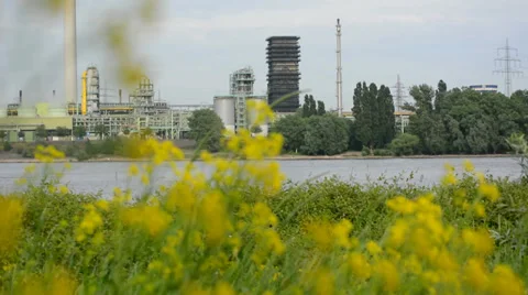 Industry versus nature 動画素材 38599151