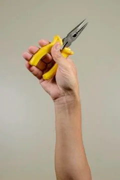 Industry worker hand Stock Photos