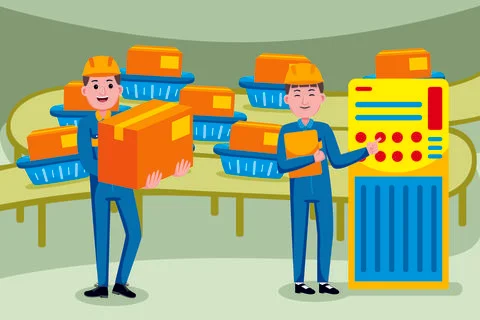 Industry Worker Profession Stock Illustration