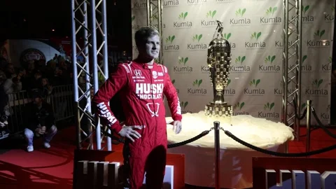 Indy 500 winner Marcus Ericsson, celebration, Kumla, Sweden Stock Footage 220787891